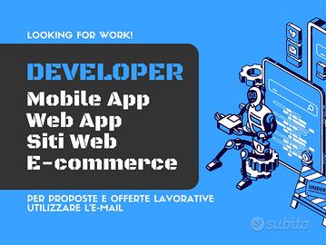 Programmatore App Mobile / Siti Web / Sistemista