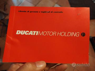 libretto tagliandi Ducati