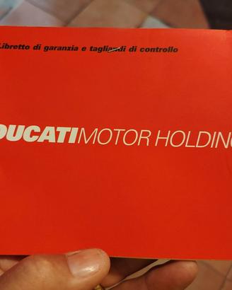 libretto tagliandi Ducati