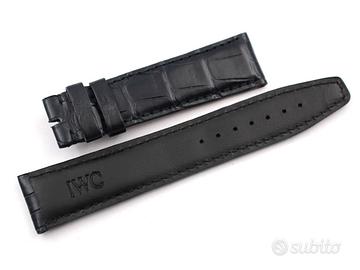 Cinturino IWC Portoghese Alligator Blu/ Black 20mm