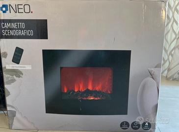 Caminetto elettrico da parete neo nuovo scatolato