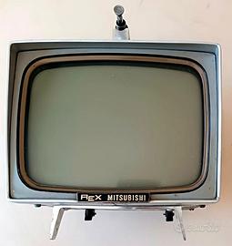 Televisore Mitsubishi Rex Vintage mod. Micro Tv  6