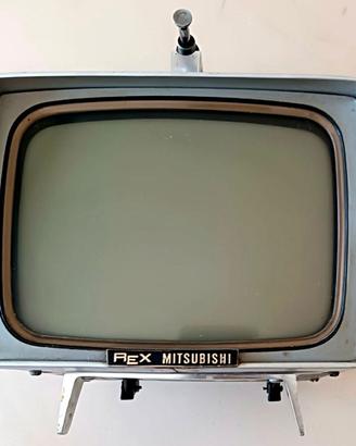 Televisore Mitsubishi Rex Vintage mod. Micro Tv  6