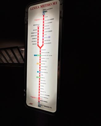 Lampada da terra Metro M1 Milano