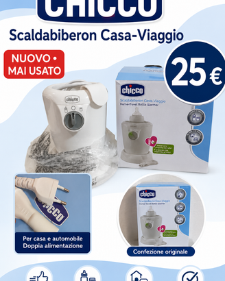 🍼 CHICCO SCALDABIBERON CASA–VIAGGIO