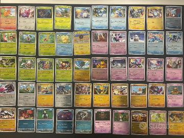 Lotto 100 carte Pokemon reverse holo