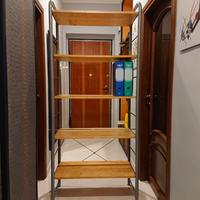 Scaffale metallo legno contenitore 