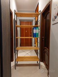 Scaffale metallo legno contenitore 