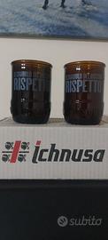 Coppia di bicchieri da collezione Ichnusa