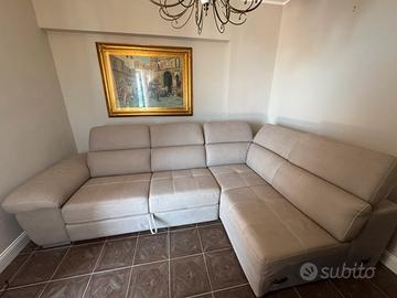 Divano angolare con meccanismo allungabile 290x160