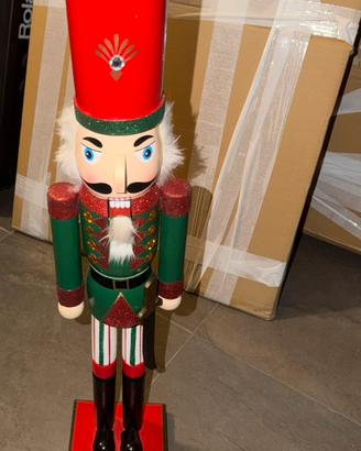 Schiaccianoci Natale Soldato 50 cm in Legno