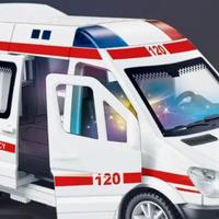 Ambulanza 1:32 modellino suoni e luci con pile