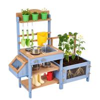 Cucina in Legno con Piano di Cottura per Bambini