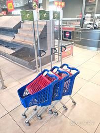 3 carrelli spesa per bimbi usati