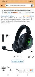 cuffie RAZER KRAKEN V3 PRO NUOVE