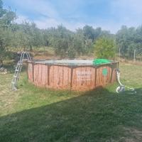 piscina fuoriterra 5x5x1,20