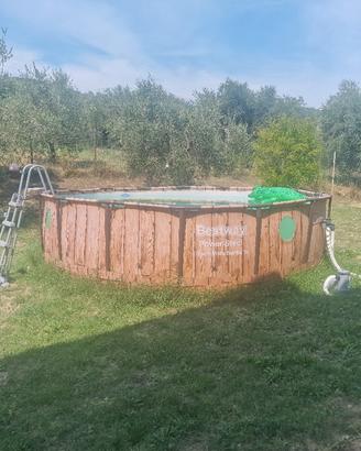 piscina fuoriterra 5x5x1,20