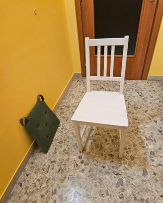 SEDIA IKEA STEFAN BIANCO