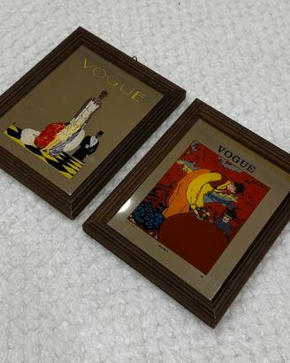 Coppia Specchi Vintage VOGUE - anni ‘70/‘80