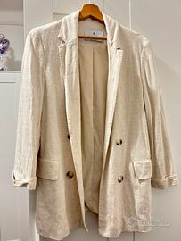 Blazer beige Stradivarius – taglia M