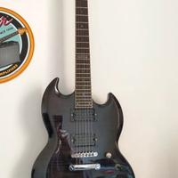 LTD Viper 200 FM – top Acero fiammato