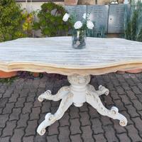 tavolo grande in stile shabby chic 