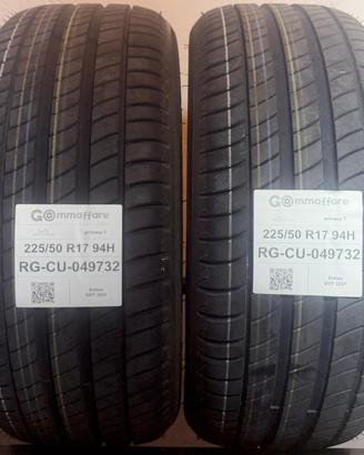 2 Pneumatici 225/50 R17 Michelin Primacy 3