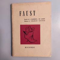 FAUST - Gounod, Barbier e Carré - Ricordi 1954