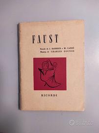 FAUST - Gounod, Barbier e Carré - Ricordi 1954