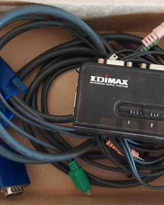 Switch KVM Edimax EK-PAK2 2 porte PS/2 VGA