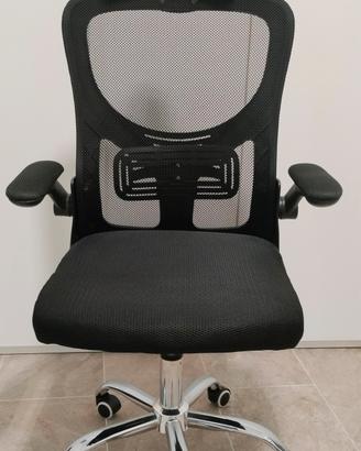 Sedia da ufficio ergonomica con poggiatesta e