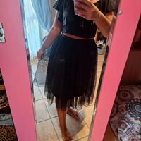 🖤 Gonna Motivi nera a pois – Taglia M 🖤