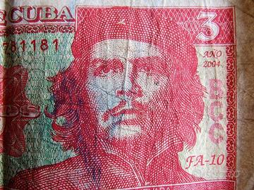 CUBA Banconota Ernesto Che Guevara e monete
