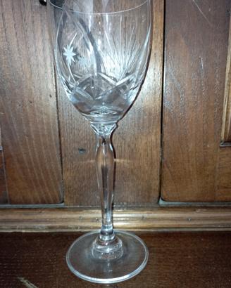 servizio completo bicchieri cristallo di Boemia 