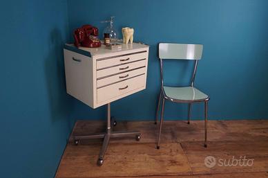 CARRELLO STUDIO MEDICO ANNI 60 AMBULATORIO DENTIST