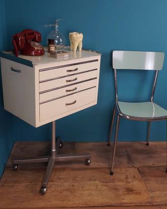 CARRELLO STUDIO MEDICO ANNI 60 AMBULATORIO DENTIST