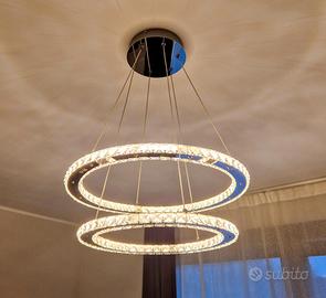 Lampadario LED Leroy 54cm 3300 lm luce calda