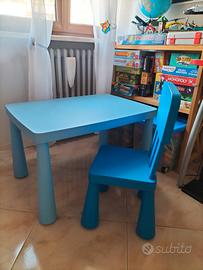 Mammut Ikea Tavolo+ sedia bambino 
