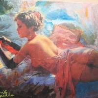 REBECCA SEMINUDA SUL LETTO