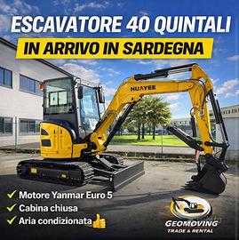 Escavatore 40 quintali motore Yanmar