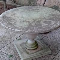 tavolo da giardino in graniglia  anni 90