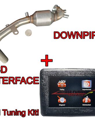 Downpipe e Centralina FIAT Panda Punto 1.3 T5BK 5x