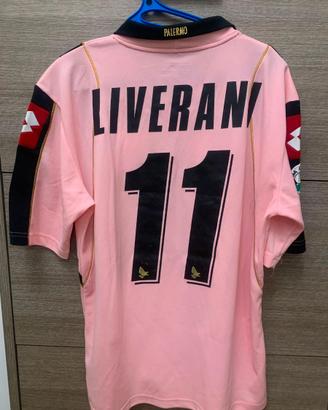 Maglia matchworn Palermo 2008-09 #11 LIVERANI