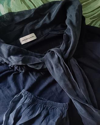 Maglia Lunga blu indaco Intimissimi tg. M