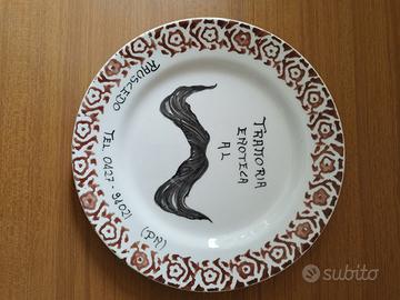 Piatto del buon ricordo vintage