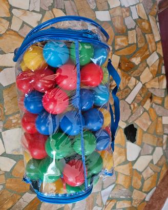 Palline colorate plastica