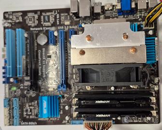 MB Asus socket 1155 Z77-A con CPU I7 (no RAM)