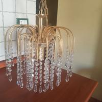 Lampadario a gocce con cristalli
