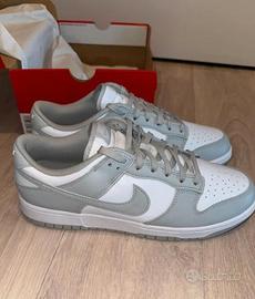 Nike Dunk Low Grigio e Bianco 38 Nuove Originali