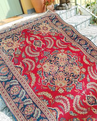 Tappeto persiano antico Kashan extra fine